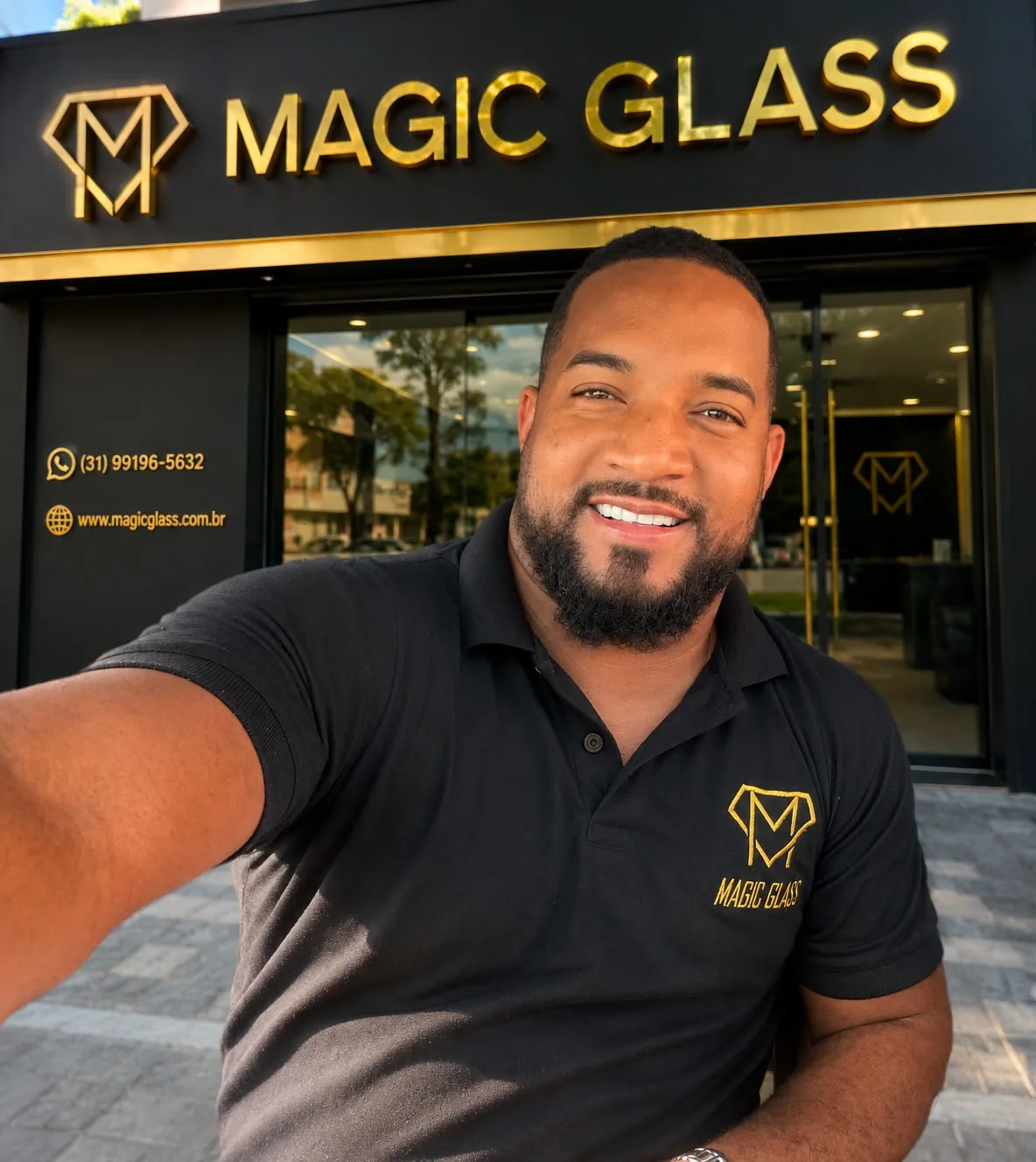 Ramon, vendedor da Magic Glass